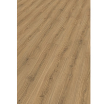 Nahaufnahme eines Laminatbodens mit Holzoptik