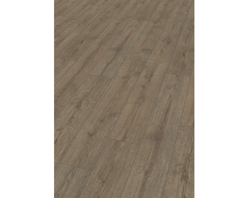 Verlegter Laminatboden mit Holzstruktur