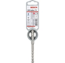 Bosch Logo SDS plus-7X Bohrer, Durchmesser acht Millimeter, Arbeitslaenge fuenfzig Millimeter, Gesamte Laenge einhundertfuenfzehn Millimeter