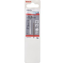 Bosch HSS-Co Metallbohrer, Durchmesser 1,5 mm