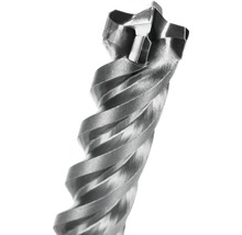 Nahaufnahme eines Spiralbohrers