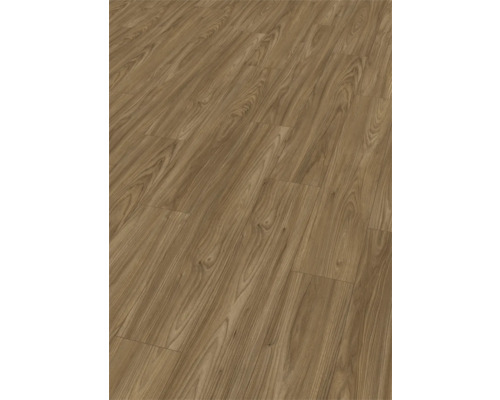 Verlegter Laminatboden mit Holzoptik