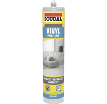 Soudal Vinyl PVC LVT Silikon in Anthrazit