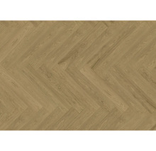 Holzboden im Fischgrätmuster