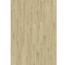 Verlegung von hellem Laminatboden mit Holzmaserung