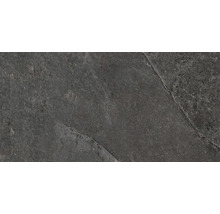 Dunkelgraue Bodenfliese mit Steinoptik