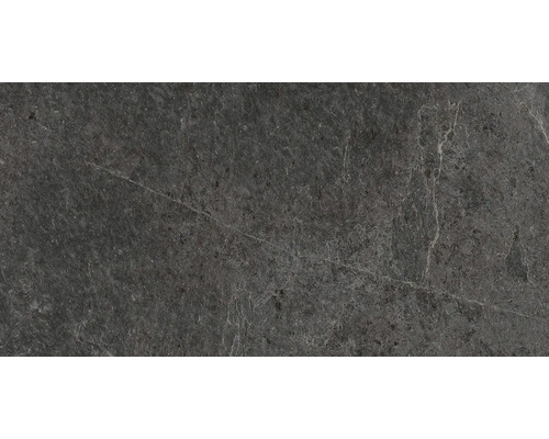 Feinsteinzeug Wand- und Bodenfliese Cool Stone anthrazit matt rektifiziert 29,8 x 59,8 x 0,9 cm
