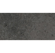 Detailaufnahme einer grauen Keramikfliese mit matter Oberfläche