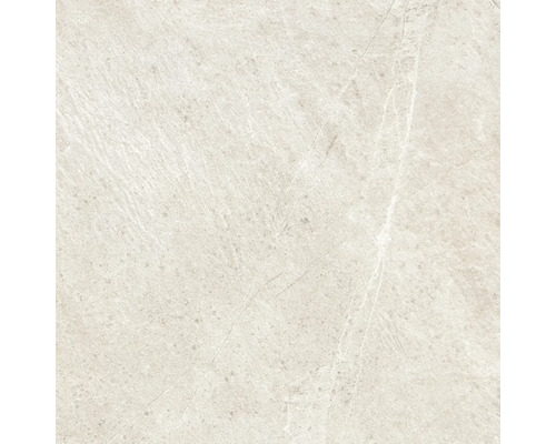 Feinsteinzeug Wand- und Bodenfliese Cool Stone weiß matt rektifiziert 59,8 x 59,8 x 0,9 cm
