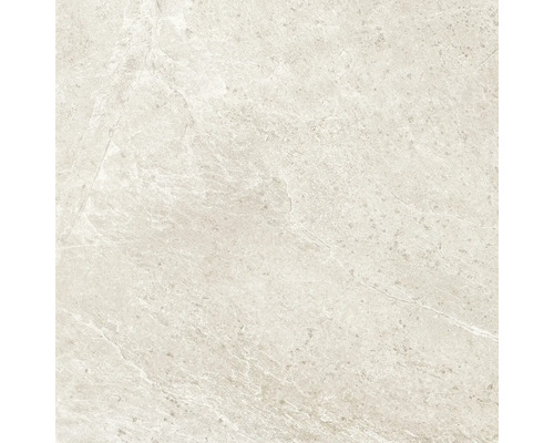 Feinsteinzeug Wand- und Bodenfliese Cool Stone weiß matt rektifiziert 59,8 x 59,8 x 0,9 cm