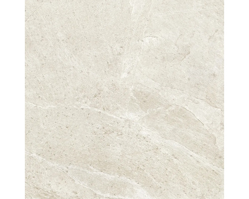 Feinsteinzeug Wand- und Bodenfliese Cool Stone weiß matt rektifiziert 59,8 x 59,8 x 0,9 cm