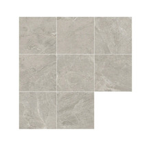 Neun graue Fliesen mit Marmormuster