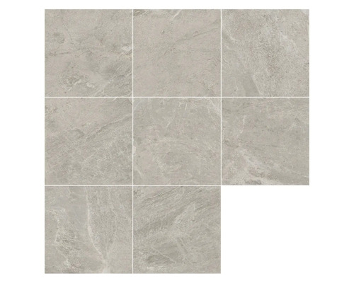 Feinsteinzeug Wand- und Bodenfliese Cool Stone beige matt rektifiziert 59,8 x 59,8 x 0,9 cm