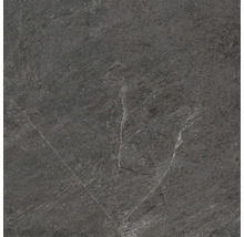 Nahaufnahme einer dunklen Schieferfliese.