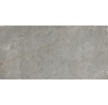 Graue Steinzeugfliese mit matter Oberfläche.