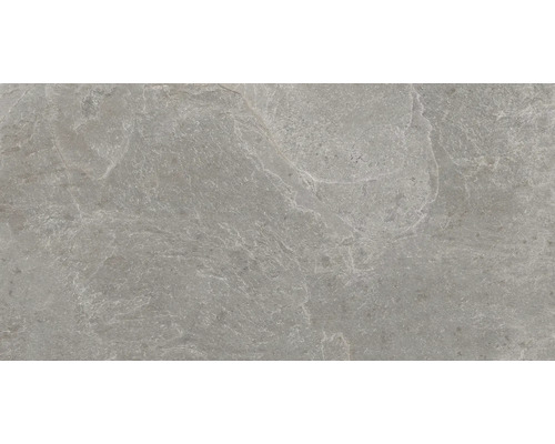 Feinsteinzeug Wand- und Bodenfliese Cool Stone grau matt rektifiziert 59,8 x 119,8 x 0,9 cm