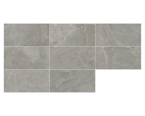 Produktbild 10 (groß) Feinsteinzeug Wand- und Bodenfliese Cool Stone grau matt rektifiziert 59,8 x 119,8 x 0,9 cm