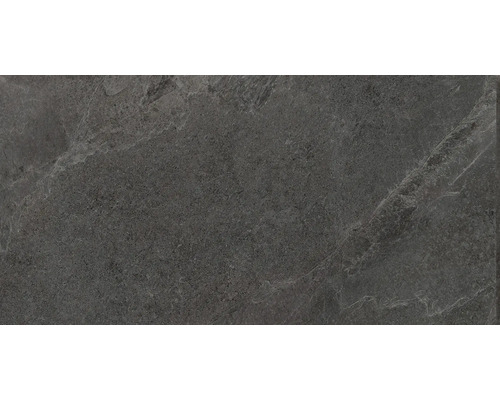 Feinsteinzeug Wand- und Bodenfliese Cool Stone anthrazit matt rektifiziert 59,8 x 119,8 x 0,9 cm