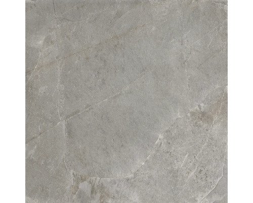 Feinsteinzeug Wand- und Bodenfliese Cool Stone grau matt rektifiziert 119,8 x 119,8 x 0,9 cm