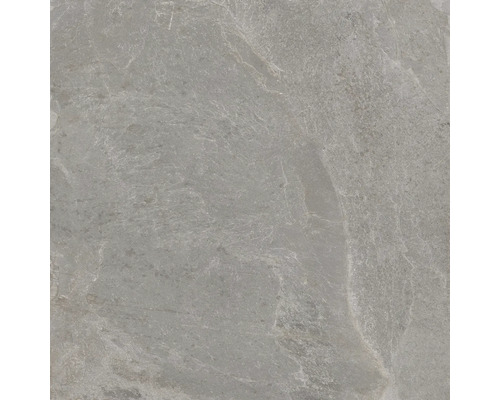 Feinsteinzeug Wand- und Bodenfliese Cool Stone grau matt rektifiziert 119,8 x 119,8 x 0,9 cm