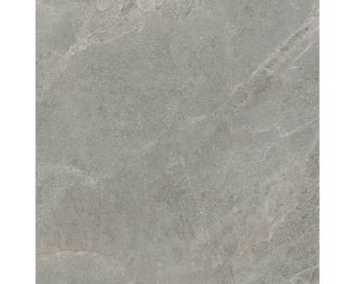 Feinsteinzeug Wand- und Bodenfliese Cool Stone grau matt rektifiziert 119,8 x 119,8 x 0,9 cm