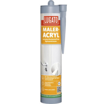 LUGATO Maler-Acryl Dichtstoffkartusche für Anschlussfugen an Türen und Fenstern