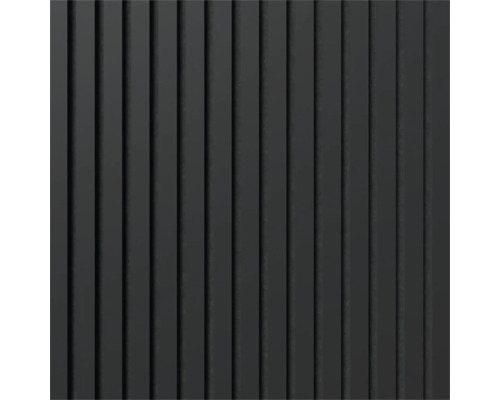 Fjordwall Akustikpaneel Linoleum Schwarz 2400 x 600 x 20 mm