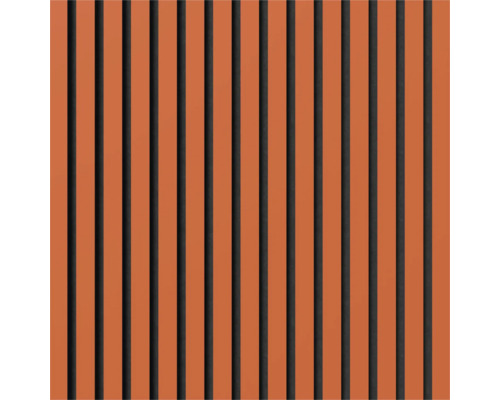 Fjordwall Akustikpaneel Linoleum Orange 2400 x 600 x 20 mm