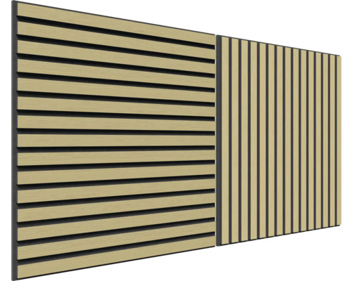 Fjordwall Akustikpaneel Eiche 2er Pack 600 x 600mm