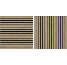 Produktbild: Fjordwall Akustikpaneel Walnuss 2er Pack 600 x 600mm