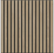 Akustikpaneel mit Holzlatten für Wandgestaltung