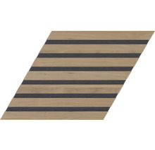 Produktbild: Fjordwall Akustikpaneel Raute-Paneel Walnuss 307 x 266 x 9 mm Pack = 3 Stück