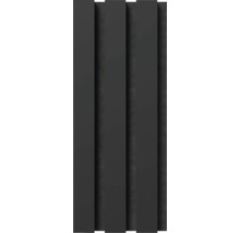 Produktbild: Handmuster zu Fjordwall Akustikpaneel Linoleum Schwarz 300 x 150 mm