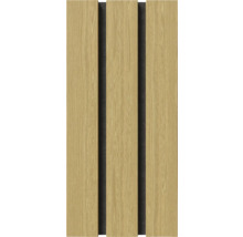 Produktbild: Handmuster zu Fjordwall Akustikpaneel LUX Eiche 300 x 150 mm