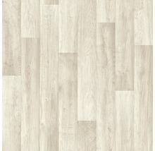 Produktbild: PVC-Boden Larissa Holzdielenoptik weiß Dielen 12,5x100 cm 300 cm breit (Meterware)