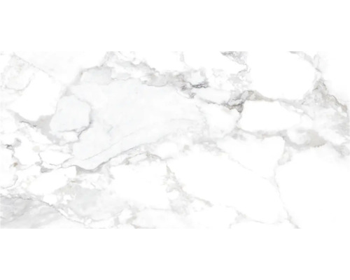 Wand- und Bodenfliese Haute white 75,5x151cm shaped