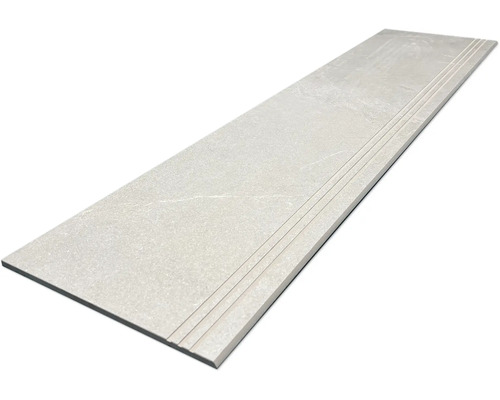MIRAVA Feinsteinzeug Treppenstufe NARVIK silver 30 x 120 x 0,85 cm