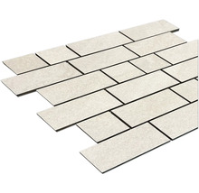 Mosaikmatte aus rechteckigen Keramikfliesen