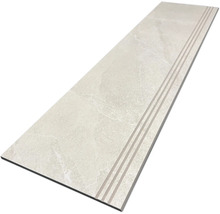 Keramik Treppenstufe mit gerillter Oberfläche