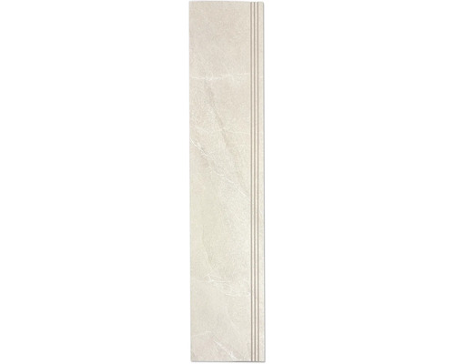 MIRAVA Feinsteinzeug Treppenstufe NARVIK white 30 x 120 x 0,85 cm