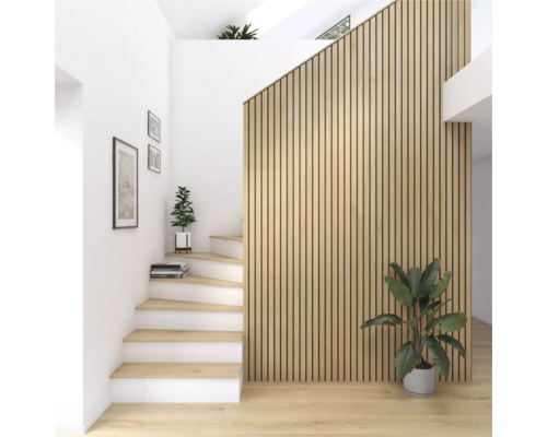 Fjordwall Akustikpaneel LUX Eiche 2400 x 600 x 20 mm