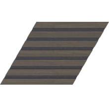 Terrassendiele aus Holz und Stein