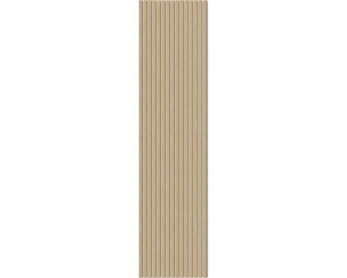 Holzpaneel mit Lamellenstruktur zur Wandgestaltung