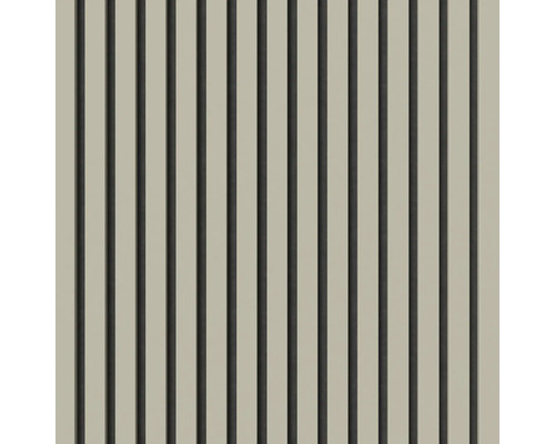 Dekorplatte mit Holzstreifen für Wand- und Deckenverkleidung