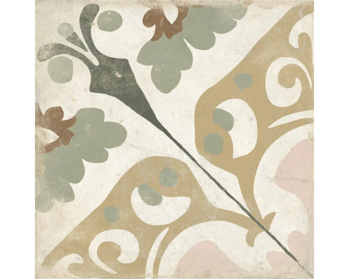 Dekorative Fliese mit Ornamentmuster