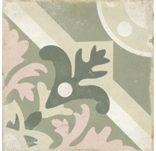 Fliese mit floralem Muster