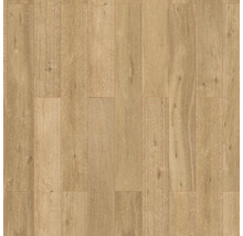 Verlegter Bodenbelag in Holzoptik