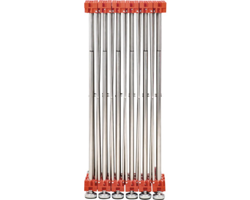 Transportwagen mit Metallstangen und Kunststoffrahmen