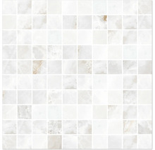 Quadratische Mosaikfliesen aus Marmor