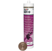 Akkit 601 Sanitär Silikon für Bad und Küche, Farbe Mittelbraun